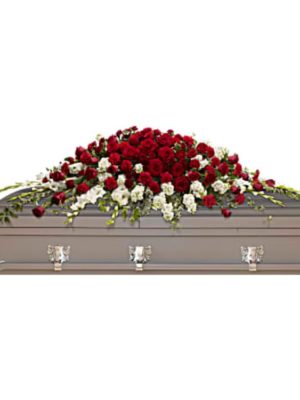 Teleflora's Garden of Grandeur Casket Spray