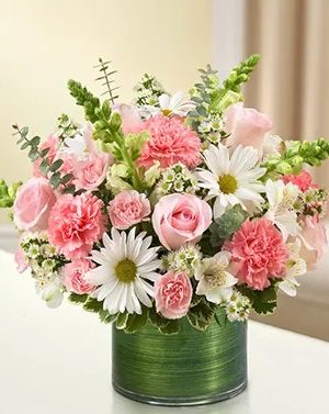 Treasured Memories Bouquet - Pink & White