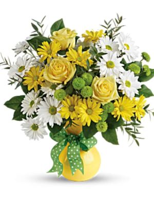 Teleflora's Daisies And Dots