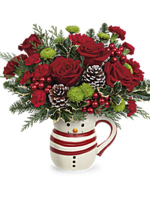 Teleflora's Send A Hug® Sweet Frosty Bouquet