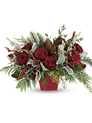 Winter Blooms Centerpiece