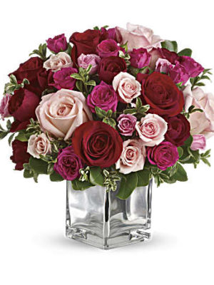 Love Medley Bouquet w/ Red Roses