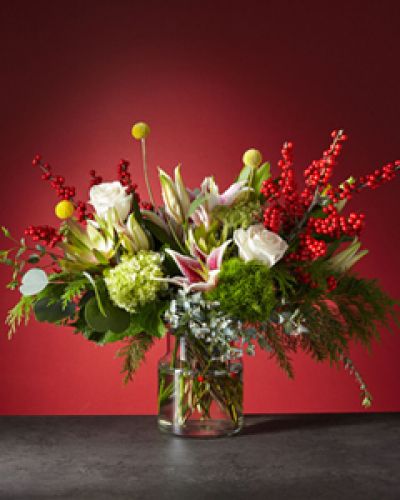 <p>There's nothing like finding this Wilds of Winter Bouquet at your doorstep. This enchanting arrangement is overflowing with floral variety and is guaranteed to be a luxurious gift for your loved ones.</p>